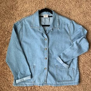 CMC Denim Button Down Top/Jacket